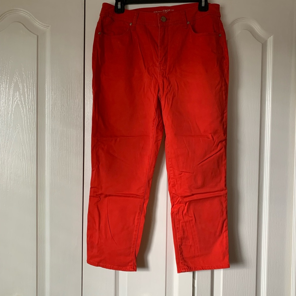 CHICOS PLATNIUM CROP pants
